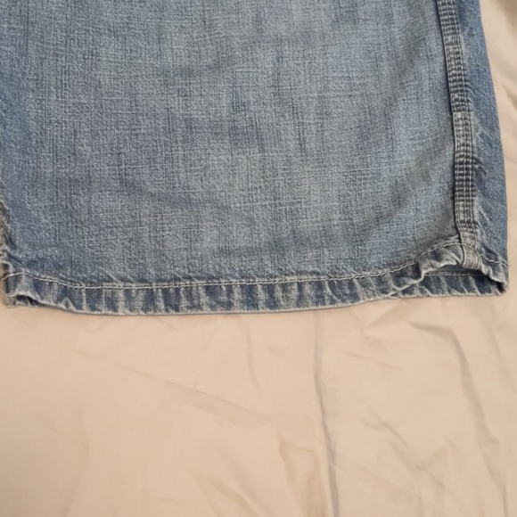 Vtg Men's Levi's Denim Worker Shorts - Picture 7 of 9